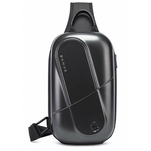 Рюкзак  слинг Bange, синтетический материал, регулируемый ремень, черный