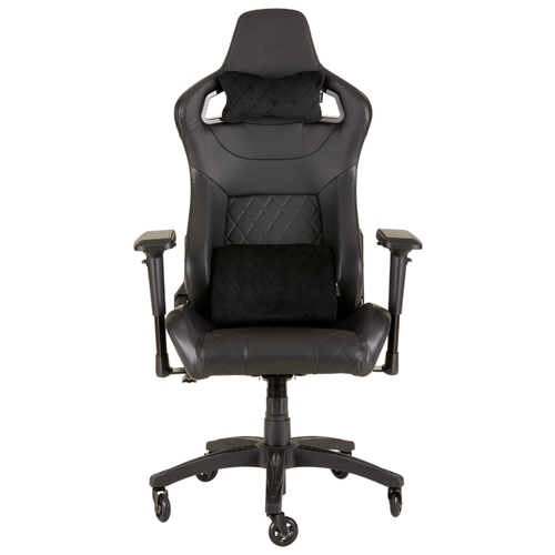 фото Компьютерное кресло corsair t1 race 2018 игровое, обивка: искусственная кожа, цвет: black/black