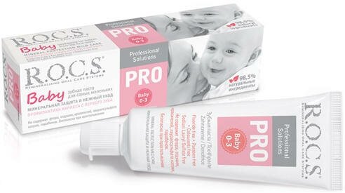 Зубная паста R.O.C.S. PRO Baby Минеральная защита и нежный уход 45 гр