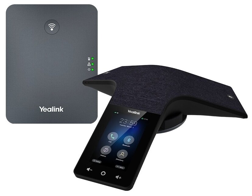 YEALINK CP935W-Base, беспроводной DECT/Wi-Fi + база W70B, 4' сенсорный экран, звук HD, Bluetooth, шт