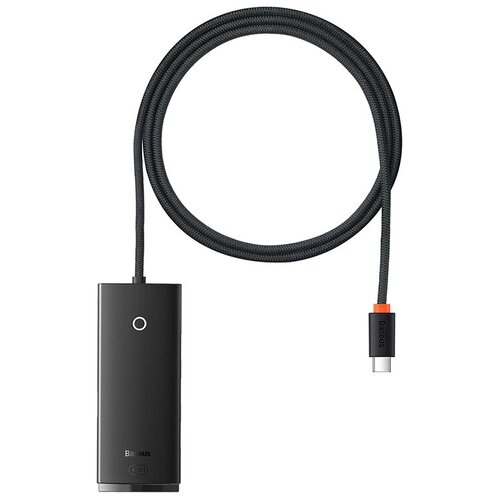ПереходникАдаптер BASEUS Lite Series 4-Port Разветвитель Type-C - 4xUSB30 черный кабель 1м 122900₽