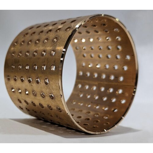 Втулка бронзовая с отверстиями 80х85х70, подшипник скольжения