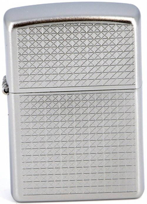 Зажигалка Zippo 205 бензиновая Diamond Plate Satin Chrome