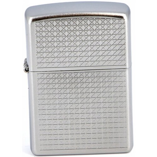 Зажигалка Zippo 205 бензиновая Diamond Plate Satin Chrome зажигалка zippo 205