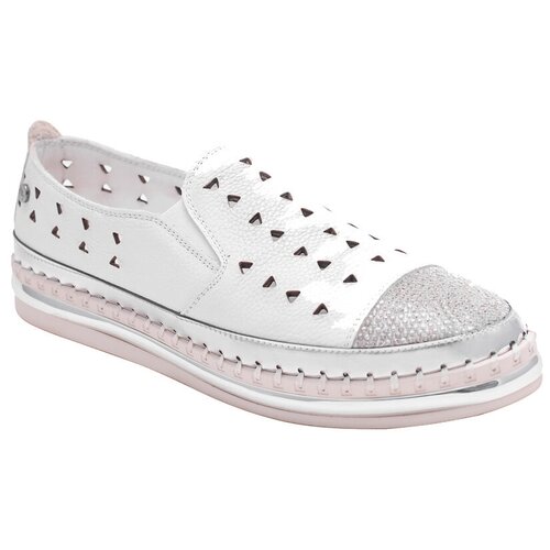 лоферы (женские) Lab Milano ZZ001 белый 40