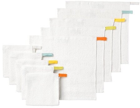 Набор полотенец Икеа полотенца Икеа Крама Ikea Krama белый 10 шт