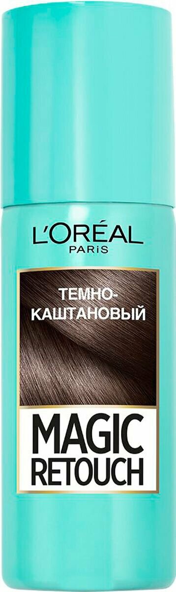 L'Oreal Тонировочный спрей Мэджик ретач для моментального окрашивания корней волос 2 Темный Каштан /