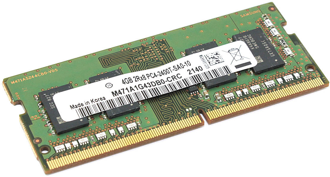 Модуль памяти Samsung SODIMM DDR4, 4ГБ, 2400МГц, 260-pin, PC4-19200