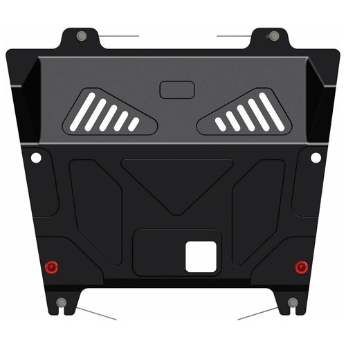 Защита картера двигателя и КПП SHERIFF сталь 18 мм для NISSAN Qashqai - 2006 2007 2008 2009 2010 2011 2012 2013 2014 5868₽