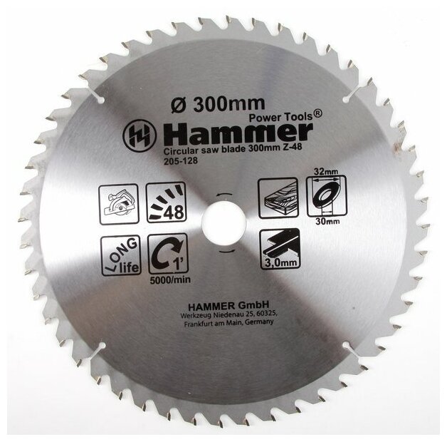 Пильный диск Hammer Flex 205-111 CSB WD 190х30 мм - фотография № 2