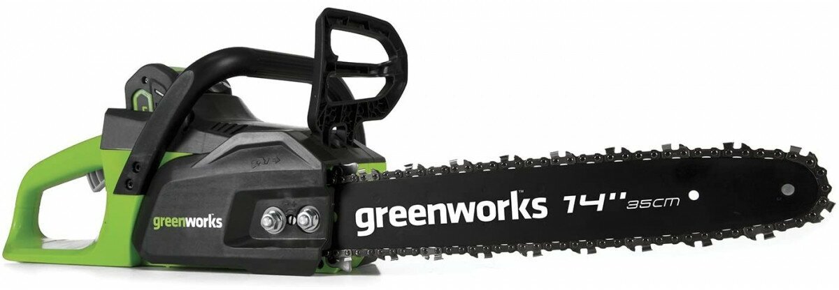Пила аккумуляторная GREENWORKS GD40CS15 40V 35 см бесщеточная ( без АКБ и ЗУ)