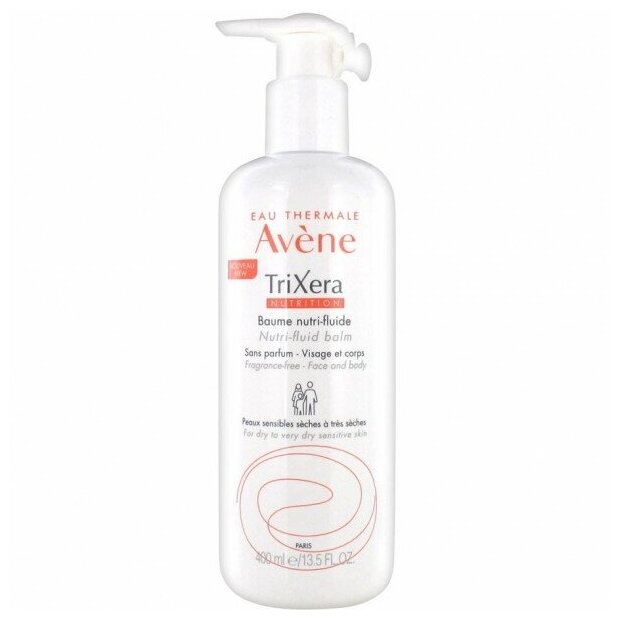 Бальзам Avene (Авен) TriXera Nutrition питательный легкий 400 мл Pierre Fabre Dermocosmetique - фото №4