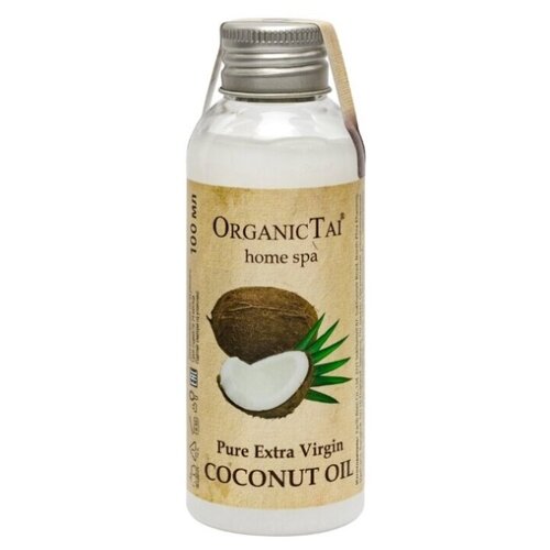 Organic TAI Чистое кокосовое масло холодного отжима, 100 мл чистое кокосовое масло холодного отжима organic tai coconut oil 100 мл