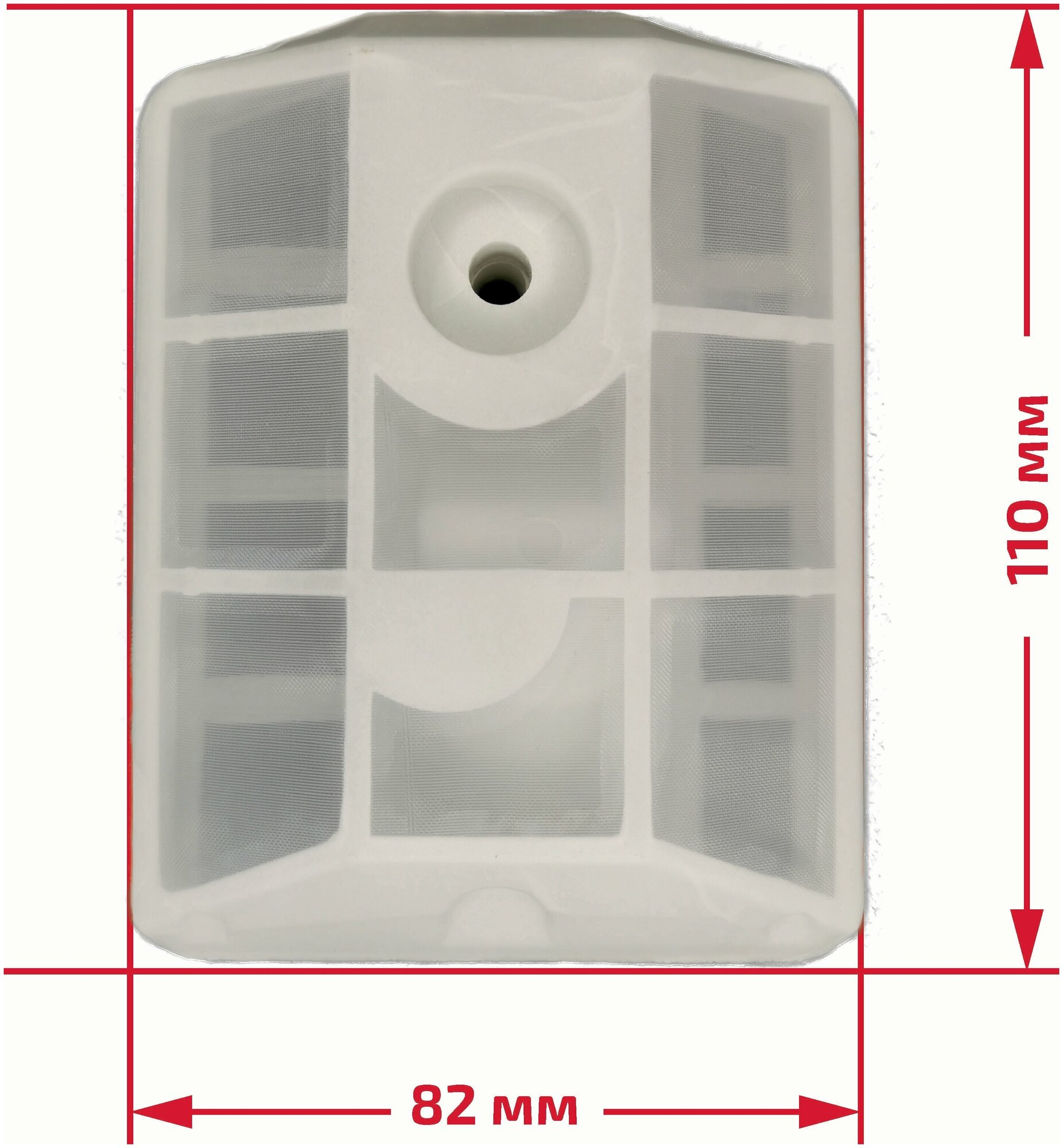 Фильтр воздушный большой для бензопил с объемом двигателя 45, 52, 58 см3 - фотография № 2