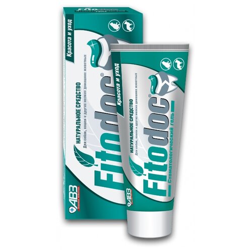 FITODOC стоматологический гель для ухода за ротовой полостью собак, кошек и других мелких домашних животных, 75мл 0.08 кг 1042957
