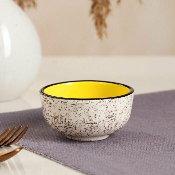 фото Пиала "Персия", керамика, желтая, 130 мл, Иран