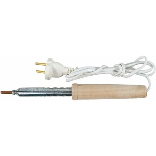 Паяльник 220 В, деревянная ручка 25 Вт | код 60502 | FIT (1 шт.)