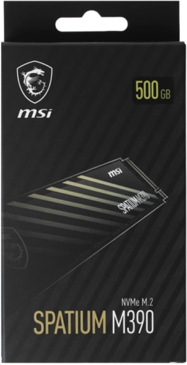 Накопитель SSD MSI Spatium M390 NVME M.2 500Gb - фото №7