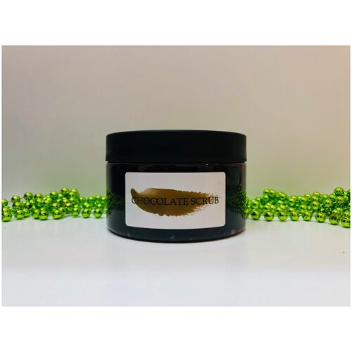 Miss Laminaria Скраб для тела антицеллюлитный увлажняющий шоколадный с кокосовой стружкой, 430 гр.