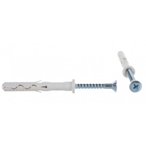 Дюбель-гвоздь 8х60 LYT LK SP цилиндрический бортик, нейлон | код 9640075684 | SORMAT ( упак.6шт.)