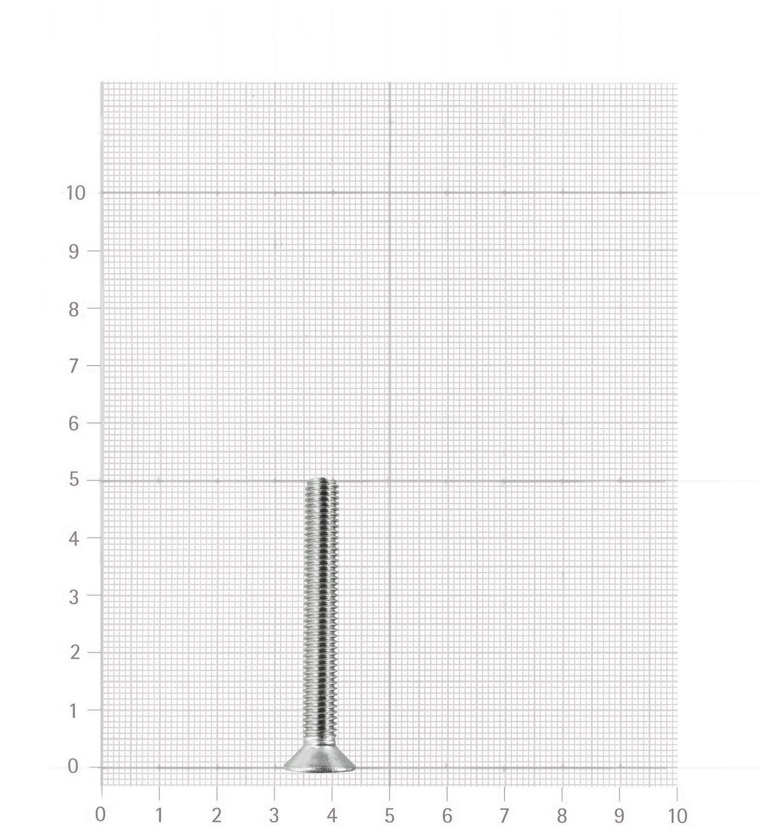 Винт Tech-krep м6х50 мм (103004) 6 шт. - фотография № 4