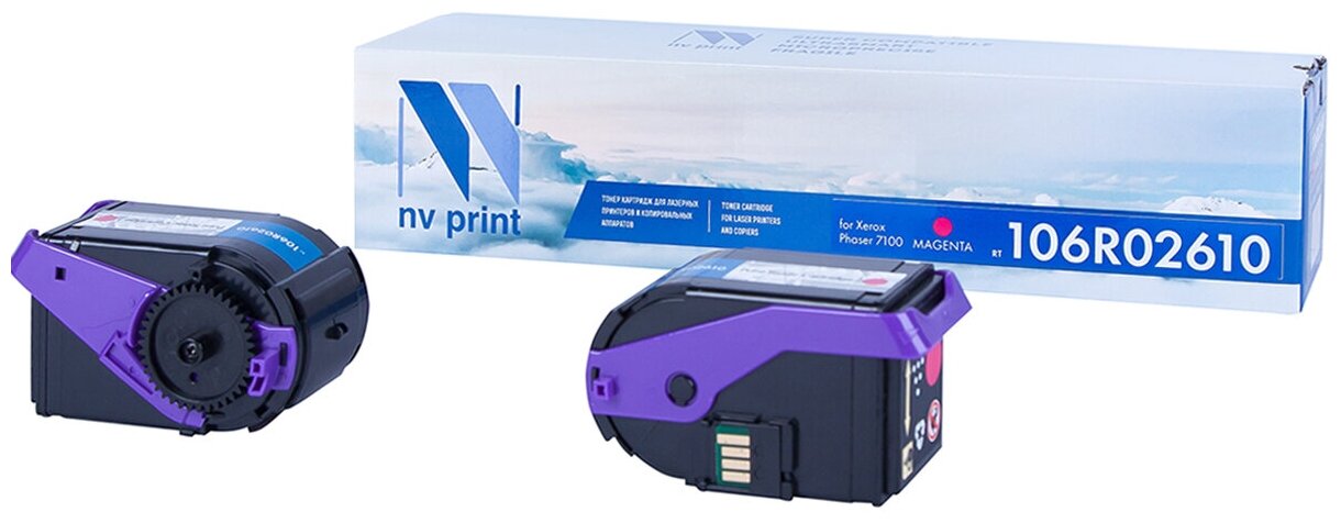 Лазерный картридж NV Print NV-106R02610M для Xerox Phaser 7100 (совместимый, пурпурный, 9000 стр.)