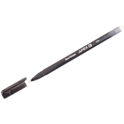 Ручка гелевая стираемая Berlingo Apex E, черная, 0,5мм, трехгранная (арт. 265912)