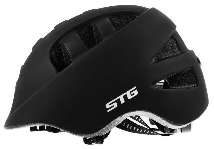 Шлем велос./самок. STG MA-2-B р.:48-52 черный (Х98568) - фото №4