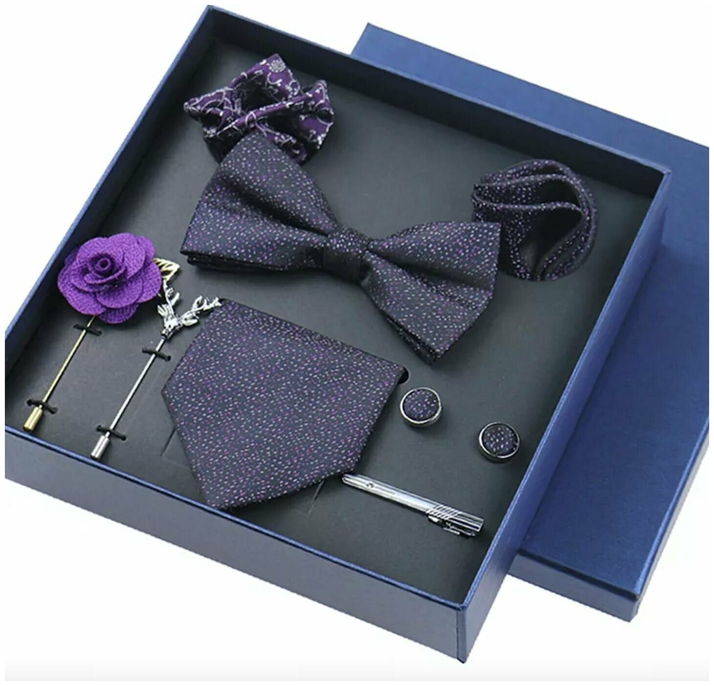 Подарочный premium набор галстук 