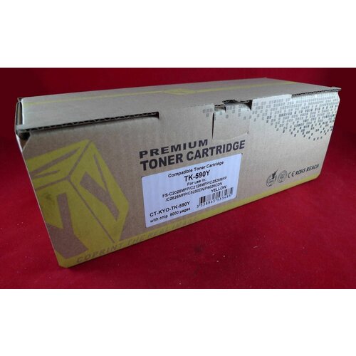 Тонер-картридж ELP для Kyocera FS-C5150DN/P6021CDN TK-580Y yellow 2.8K