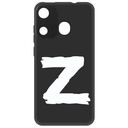 Чехол-накладка Krutoff Soft Case Z для ITEL A27 черный