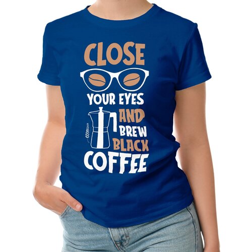 фото Футболка roly, размер l, синий