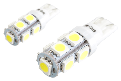 Светодиод SHO-ME "W5W", 12В, 9 SMD, 2шт