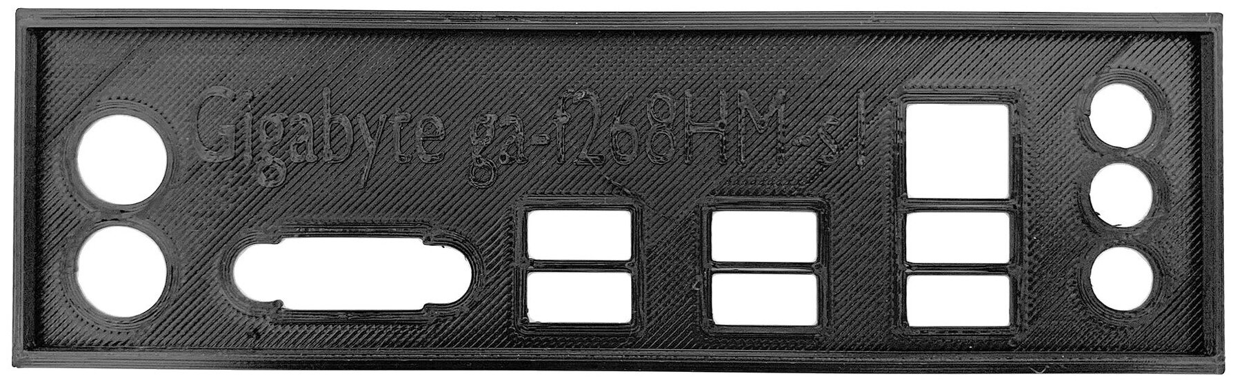 Пылезащитная заглушка задняя панель для материнской платы Gigabyte GA-F2A68HM-S1 черный