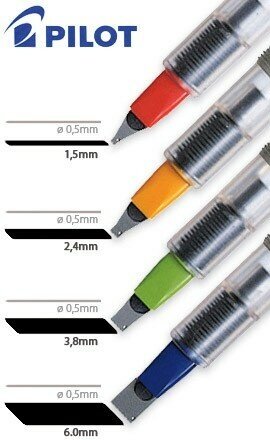 Ручка перьевая "Parallel Pen", 3,8 мм (FP3-38-SS) Pilot - фото №19