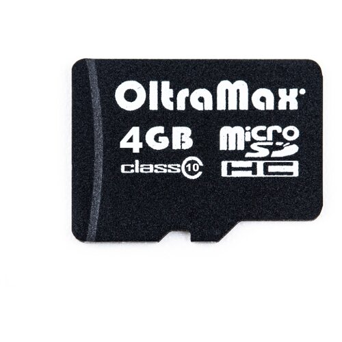 Карта памяти OltraMax microSDHC Class 10 4GB