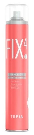 Tefia Style.Up лак для волос Hair Spray Strong Hold, сильная фиксация, 500 мл