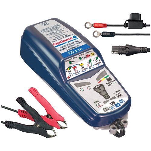 Зарядное устройство Optimate 4 Dual Program синий 1732500₽