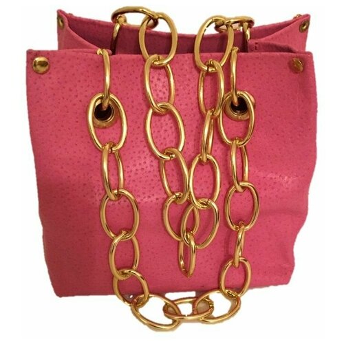 фото Маленькая сумка-шоппер julias - фуксия 17*17,5 см