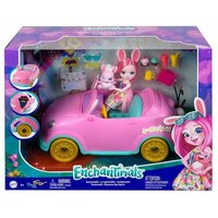 Игровой набор Mattel Enchantimals Автомобиль Бри Кроли с куклой и аксесс. HCF85