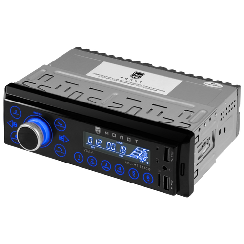 Автомагнитола урал (URAL) молот АРС-МТ 333С (USB, SD/MMC проигрыватель, с функцией Bluetooth)