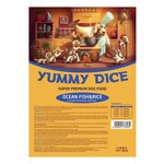 Yummy Dice - сухой корм премиум-класса 20кг. Океаническая рыба с рисом для взрослых и пожилых собак всех пород. - изображение