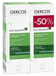 Vichy набор шампуней Dercos Anti-Dandruff Normal to Oily Hair