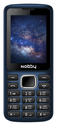 Телефон Nobby 230, синий / черный