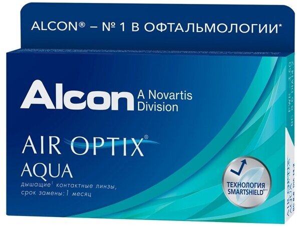   Alcon, AIR OPTIX AQUA, , -10,00 / 14,2 / 8,6 / 6 .