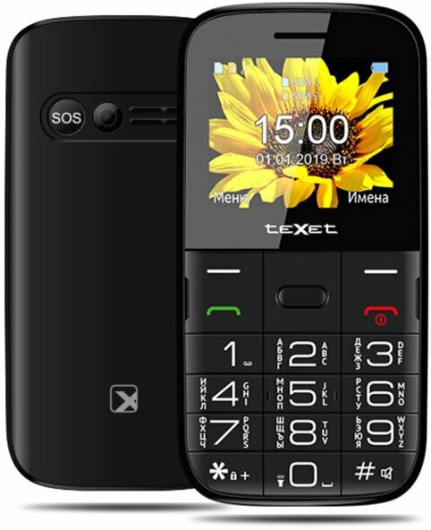 Сотовый телефон teXet TM-B227 Black