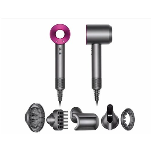 ФЕН Мечта девушки - Girls dream Super Hair Dryer 5 in 1 - легкая смена насадок несколько режимов мощности и температуры 392500₽