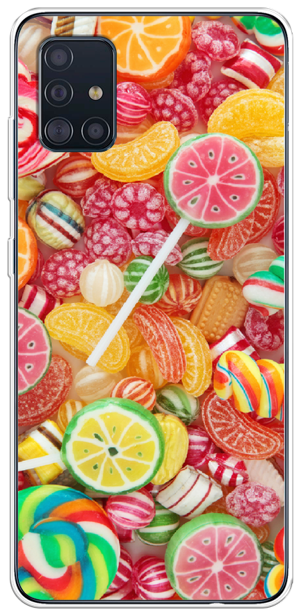 Силиконовый чехол "Вкусняшки" на Samsung Galaxy A51 / Самсунг Гэлакси А51