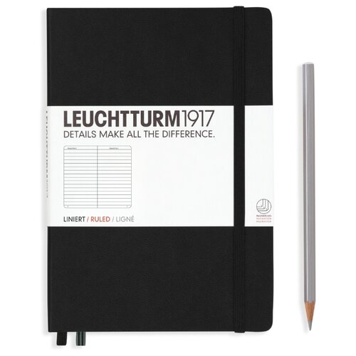 фото Блокнот Leuchtturm1917 300612 (черный) A5, 124 листа