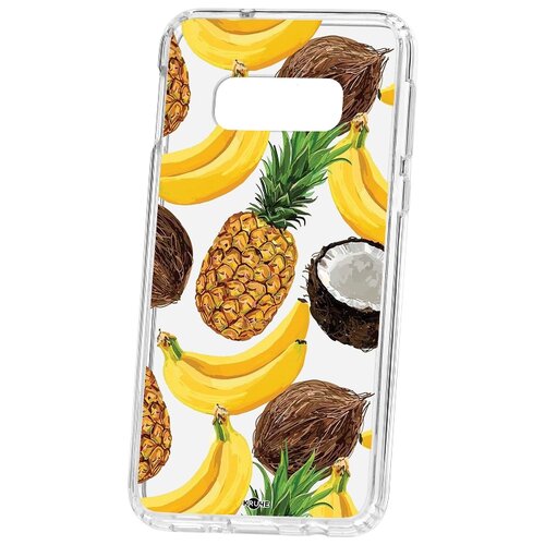 фото Чехол на samsung galaxy s10e kruche print тропический микс